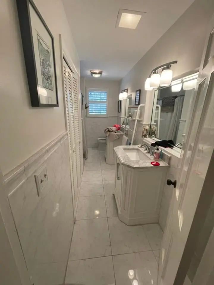 A finished interior by Zen Reno & Design in St. Augustine, Florida