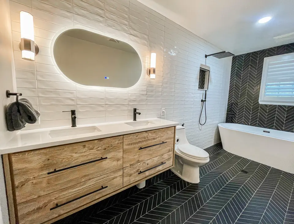 Water Oak Bathroom Remodels, designed by Zen Reno & Design in Jacksonville, FL