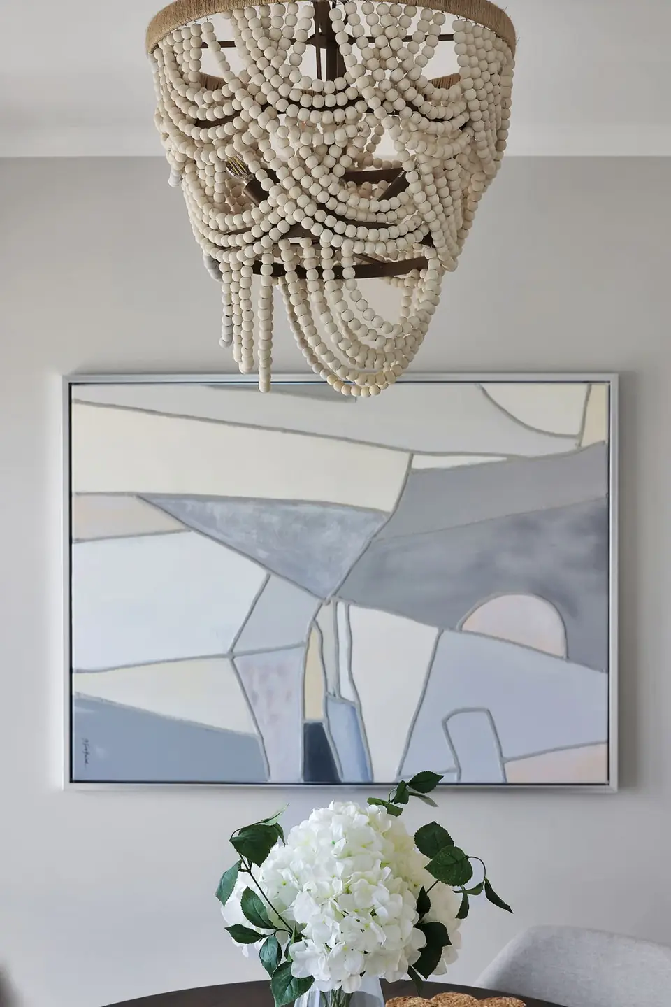 Within Jacksonville Beach Oceanfront Condo, designed by Zen Reno & Design in Jacksonville Beach, FL