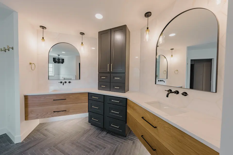 A detail from Queens Harbor Bathroom, designed by Zen Reno & Design in Queens Harbor, Jacksonville, FL