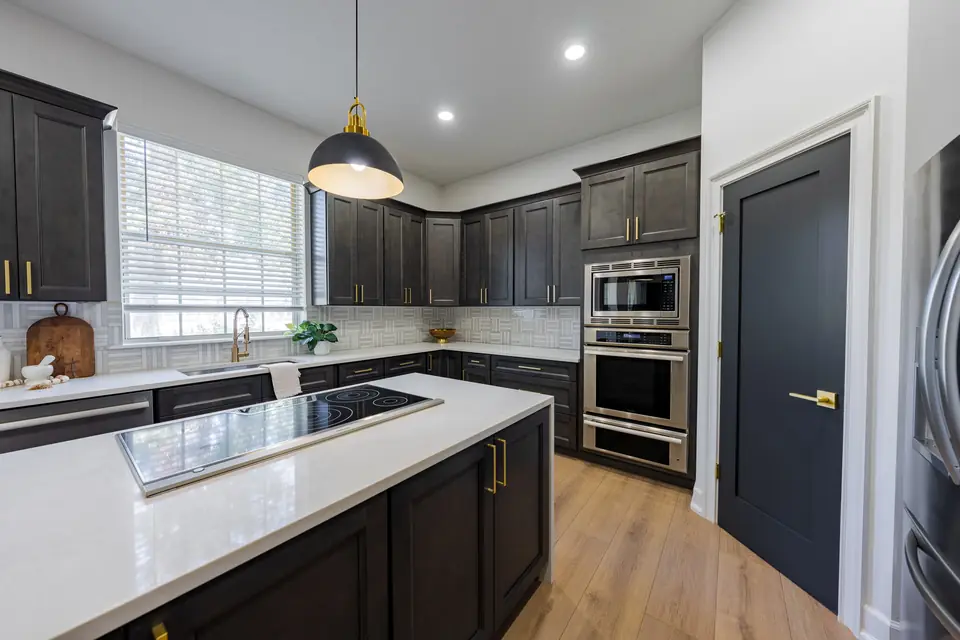 A detail from Queens Harbor Kitchen, designed by Zen Reno & Design in Queens Harbor, Jacksonville, FL