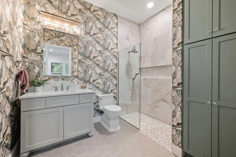 Another look at The Plantation Guest Bathrooms, designed by Zen Reno & Design in The Plantation at Ponte Vedra Beach, FL