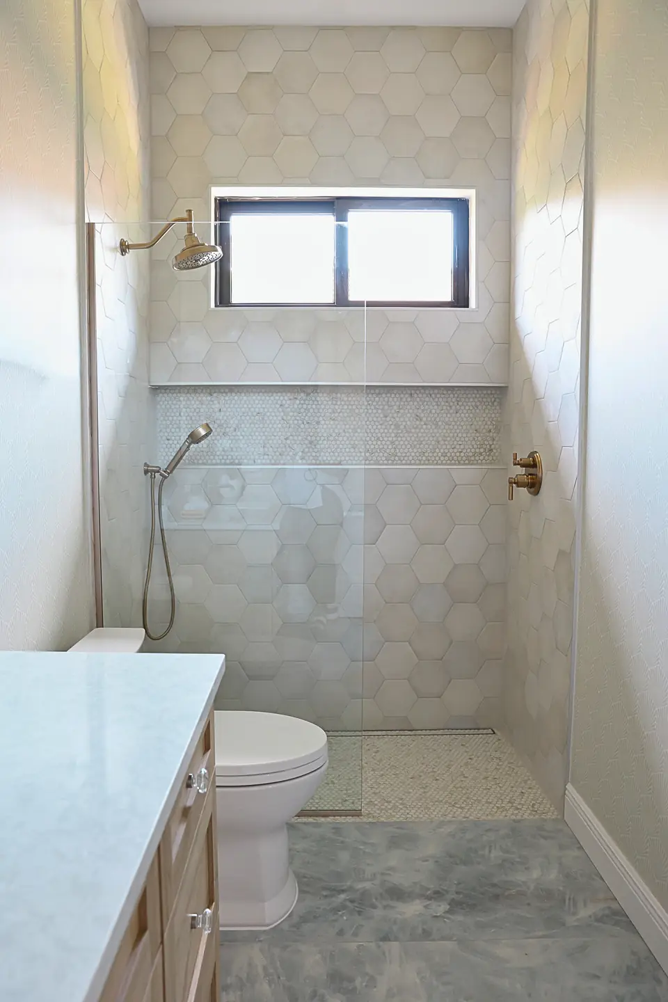 The Plantation Guest Bathrooms, designed by Zen Reno & Design in The Plantation at Ponte Vedra Beach, FL