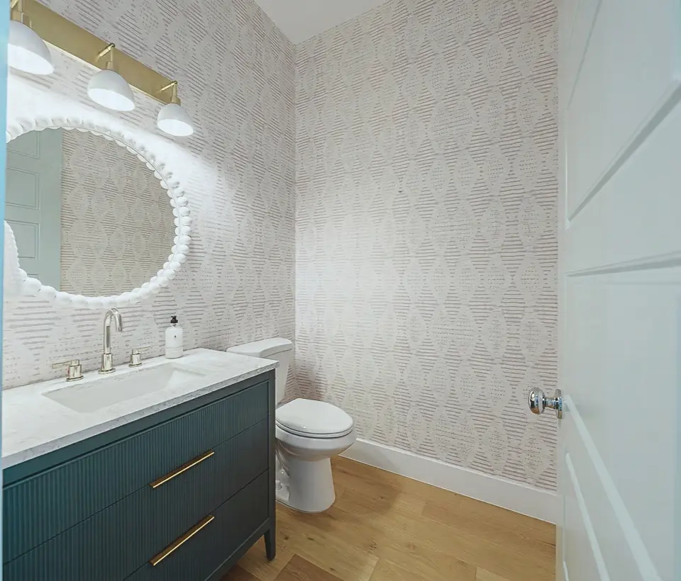 A finished interior by Zen Reno & Design in St. Augustine, Florida