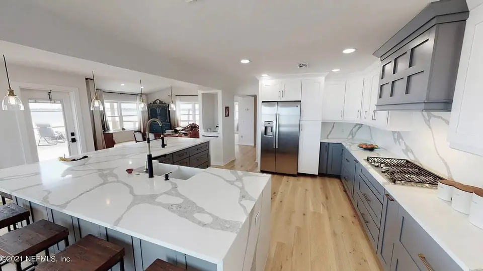 Within Porpoise Point Full Remodel, designed by Zen Reno & Design in St. Augustine, FL