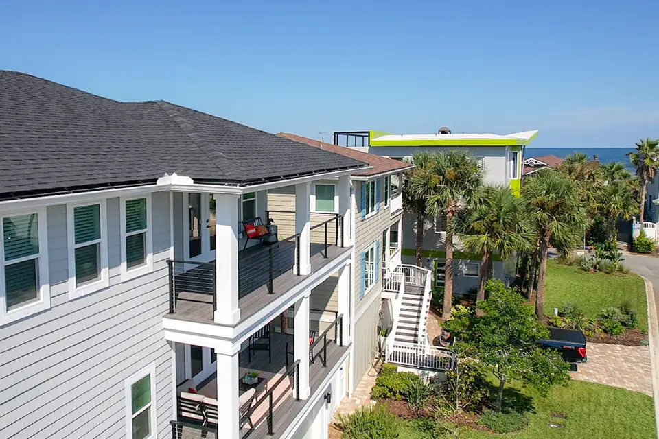 A detail from South Jacksonville Beach New Construction, Coastal Home, designed by Zen Reno & Design in Jacksonville Beach, FL