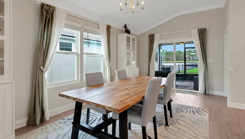 A finished interior by Zen Reno & Design in St. Augustine, Florida